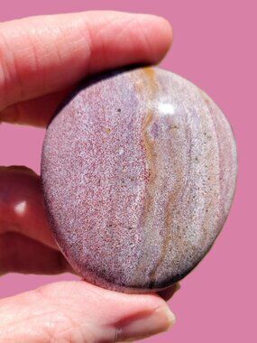 Ocean Jasper Palm Stone (OJ142)